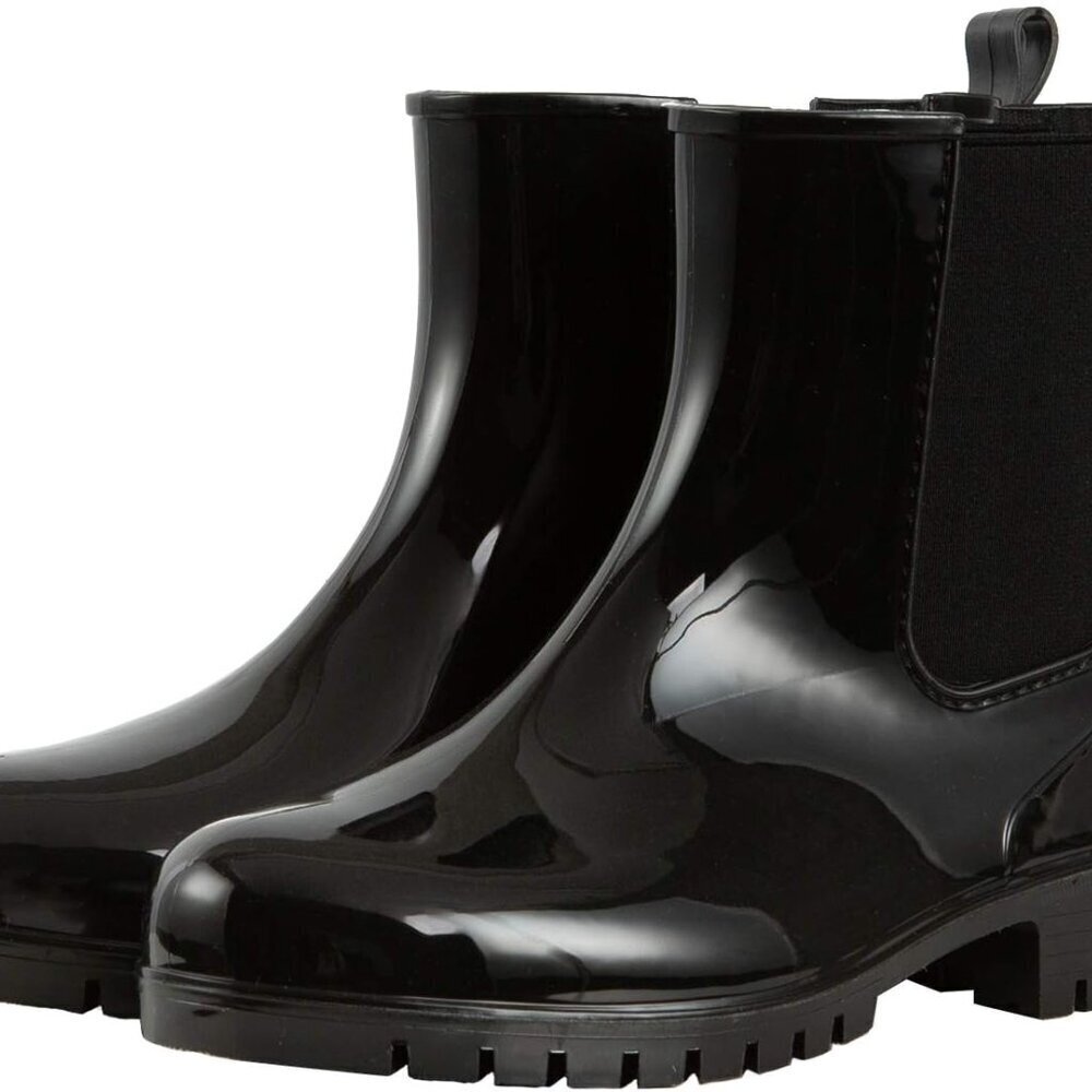 Women Waterproof Chelsea Rain Boots Lightweight Non Slip Garden Muck Shoes